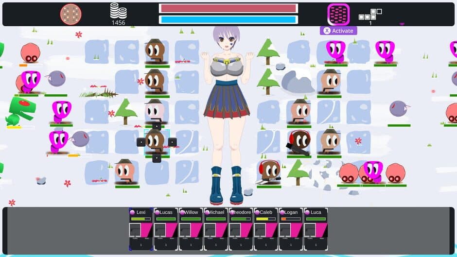 Скриншот 1 из Throb of Lovegirl: A Ero Waifu TD