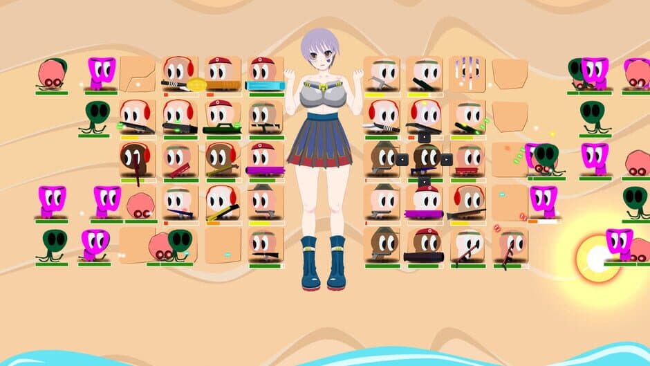 Скриншот 4 из Throb of Lovegirl: A Ero Waifu TD
