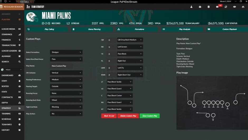 Скриншот 1 из Draft Day Sports: Pro Football 2022