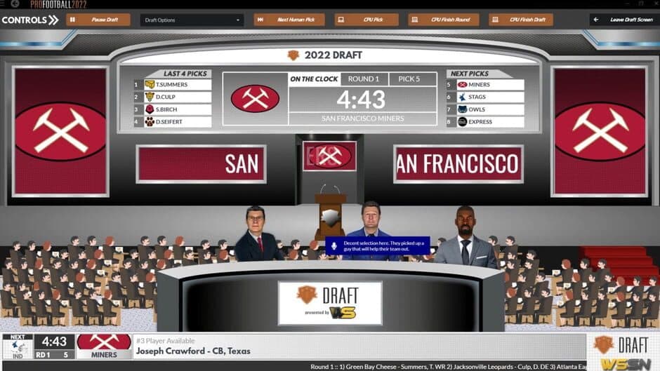 Скриншот 5 из Draft Day Sports: Pro Football 2022