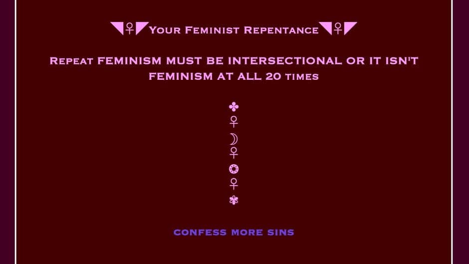 Скриншот 2 из Feminist Confessional