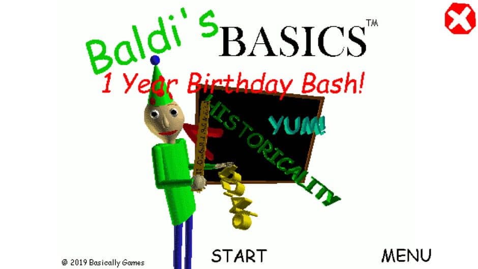 Скриншот 2 из Baldi's Basics 1 Year Birthday Bash!