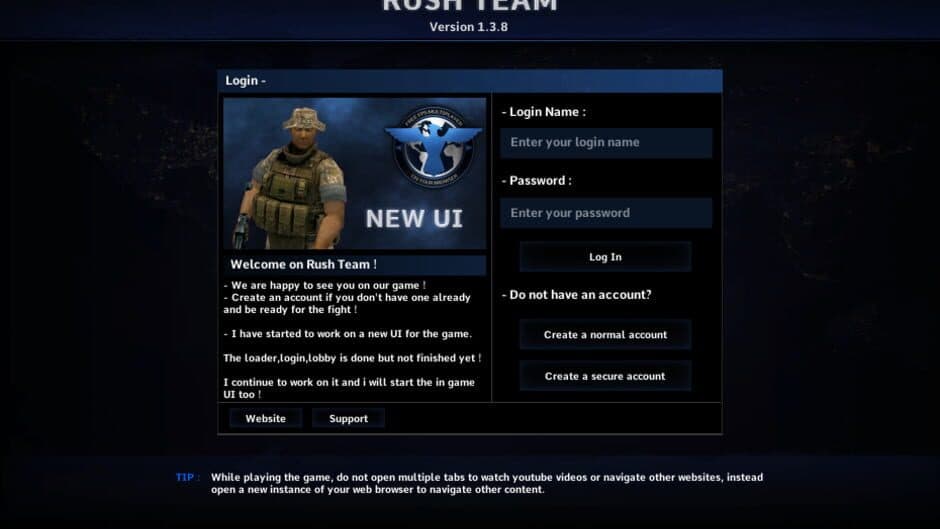 Скриншот 1 из Rush Team