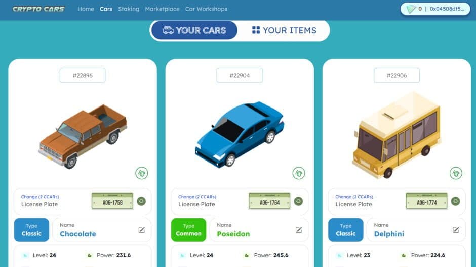Скриншот 1 из CryptoCars