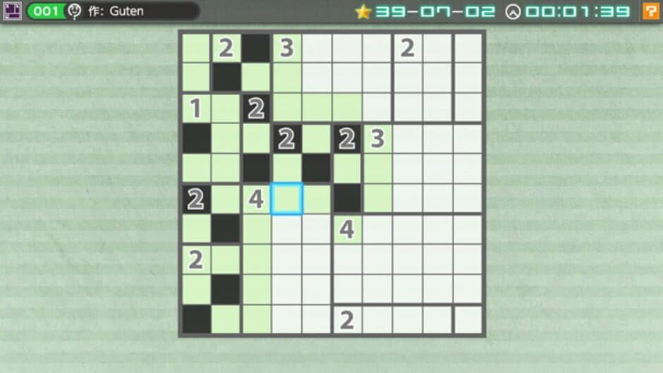 Скриншот 2 из Nikoli no Puzzle V: Heyawake
