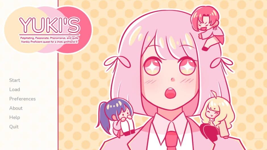 Скриншот 1 из Yuki’s Palpitating, Passionate, Phenomenal, and Quite Frankly Proficient Quest for a Hot Girlfriend!!!