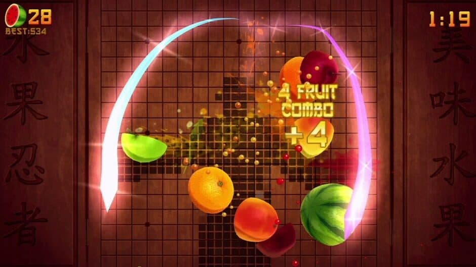 Скриншот 4 из Fruit Ninja Kinect