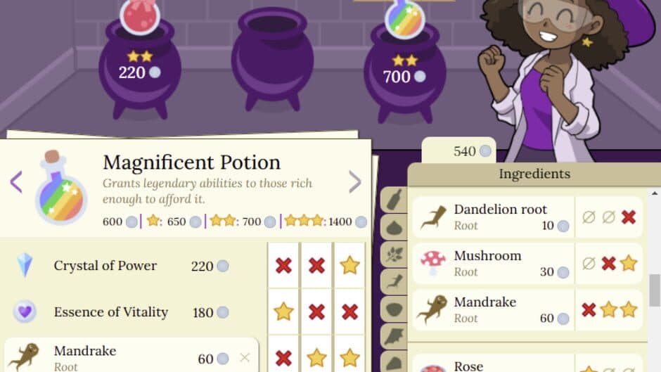 Скриншот 2 из Lizzie's Lucky Potion Shop