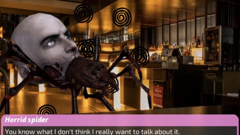 Скриншот 1 из A Horrible Evil Spider Head Love Story