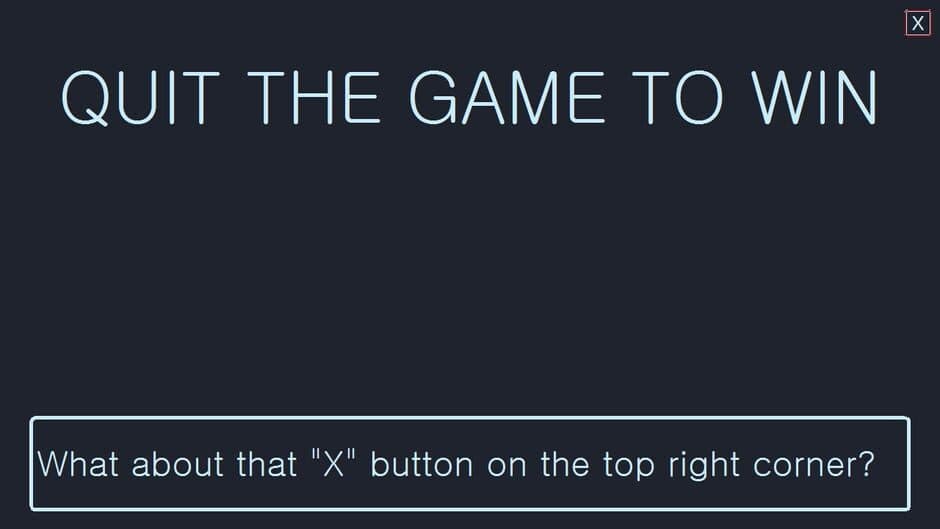 Скриншот 1 из Quit the Game to Win