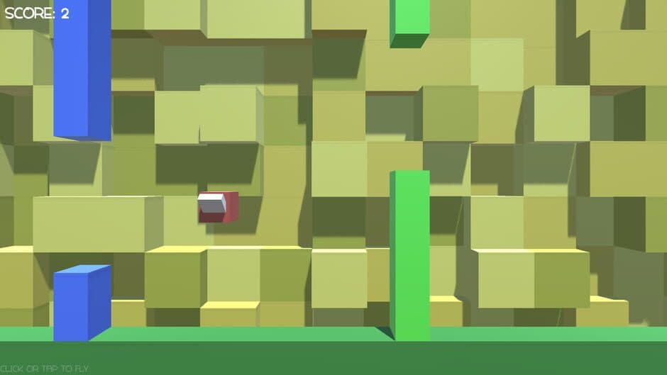 Скриншот 1 из Flappy Cube