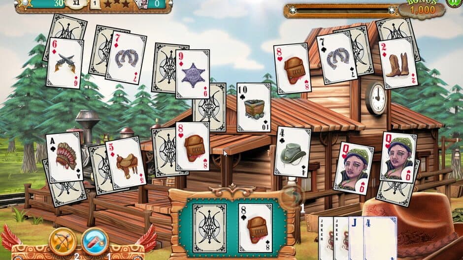 Скриншот 3 из Solitaire Chronicles: Wild Guns