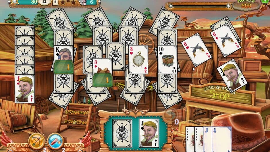 Скриншот 2 из Solitaire Chronicles: Wild Guns
