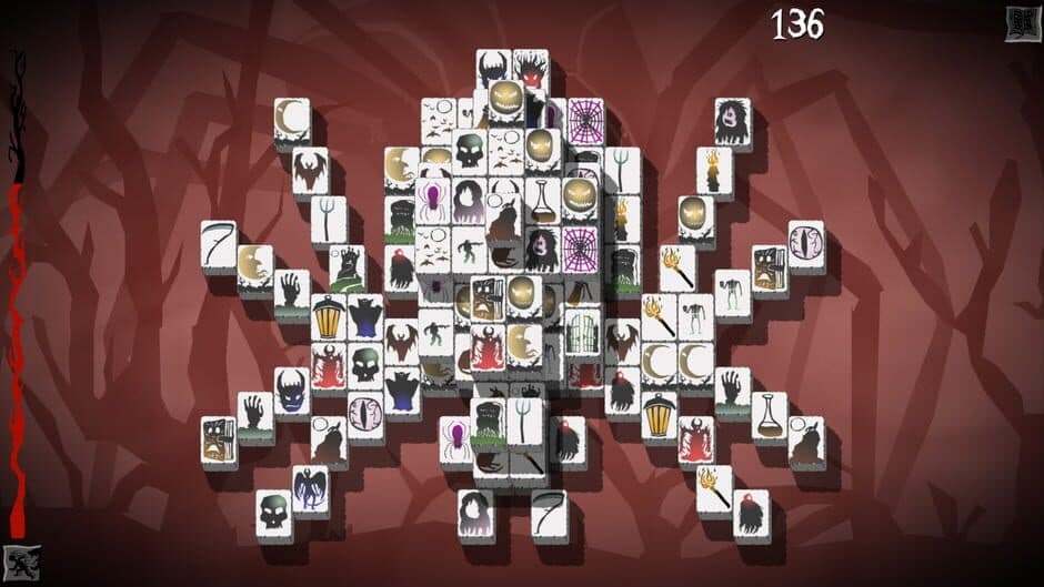 Скриншот 2 из Creepy Mahjong