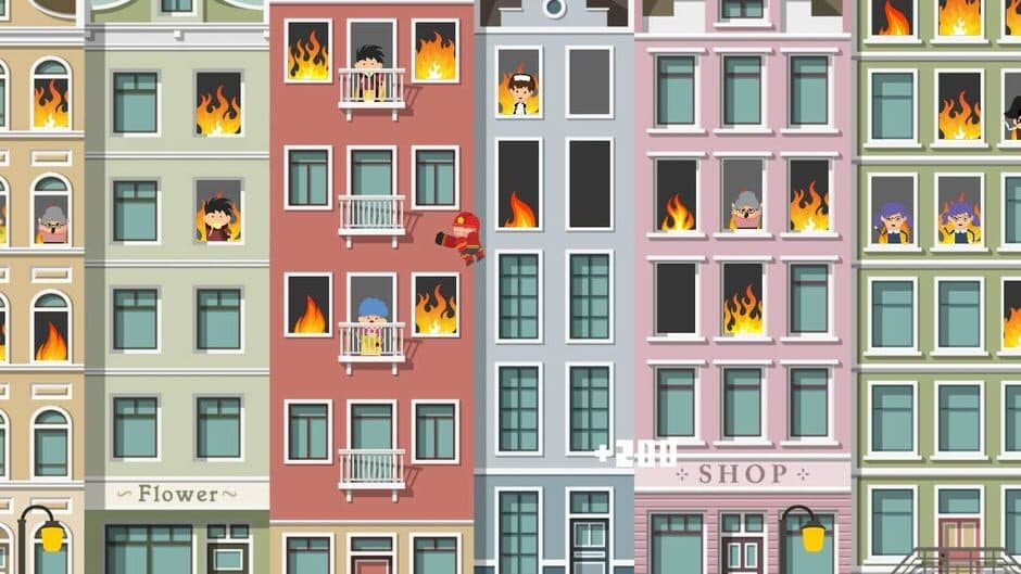 Скриншот 1 из Flying Hero: City on fire