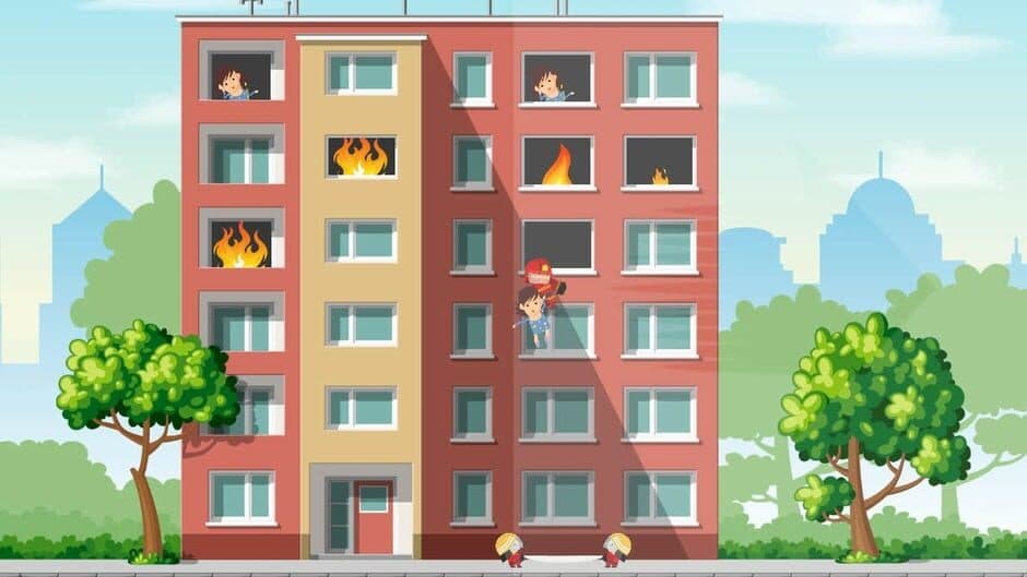Скриншот 3 из Flying Hero: City on fire