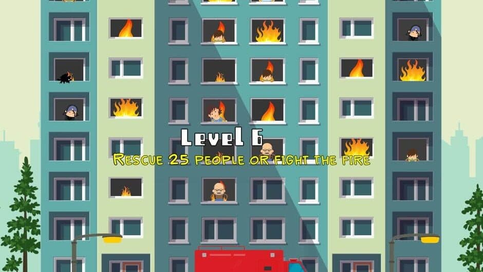 Скриншот 2 из Flying Hero: City on fire