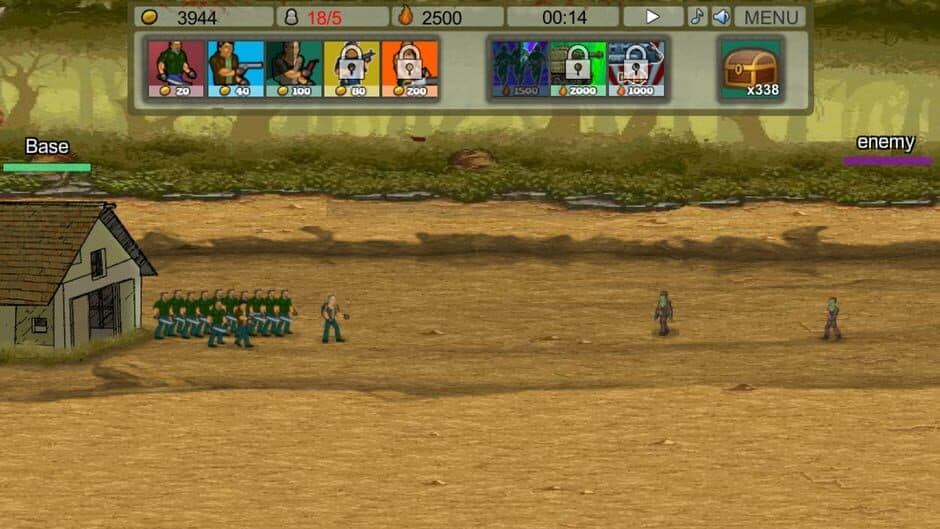 Скриншот 2 из Musle vs Zombies