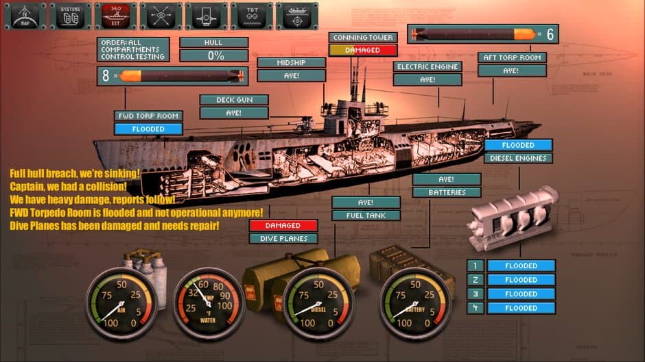 Скриншот 3 из Silent Depth Submarine Simulator