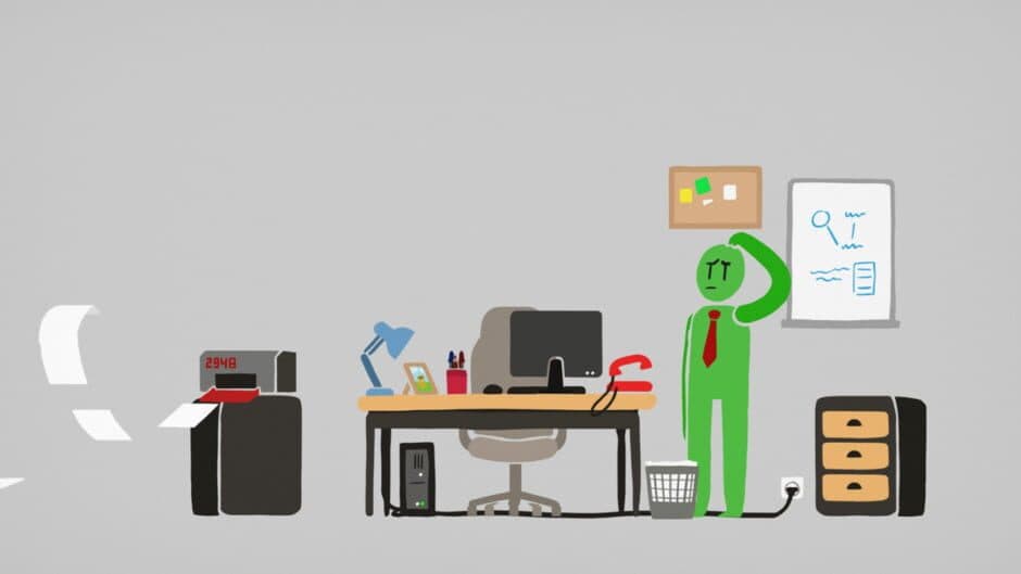 Скриншот 1 из George and the Printer