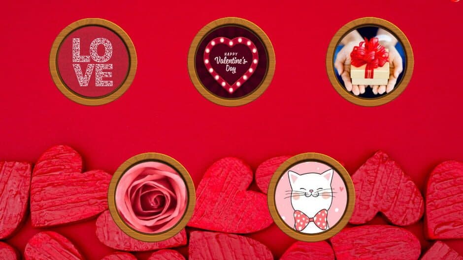 Скриншот 4 из All Valentine Pairs Memory Game