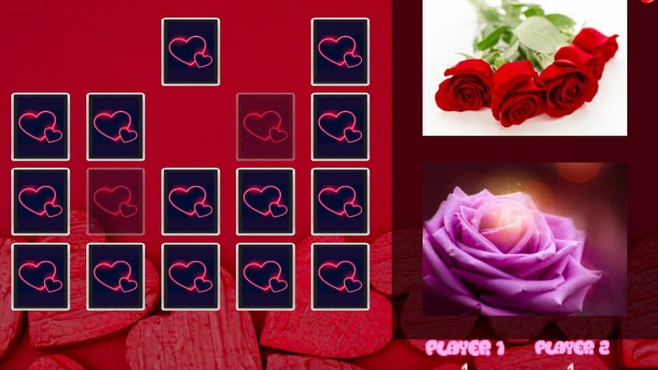 Скриншот 7 из All Valentine Pairs Memory Game