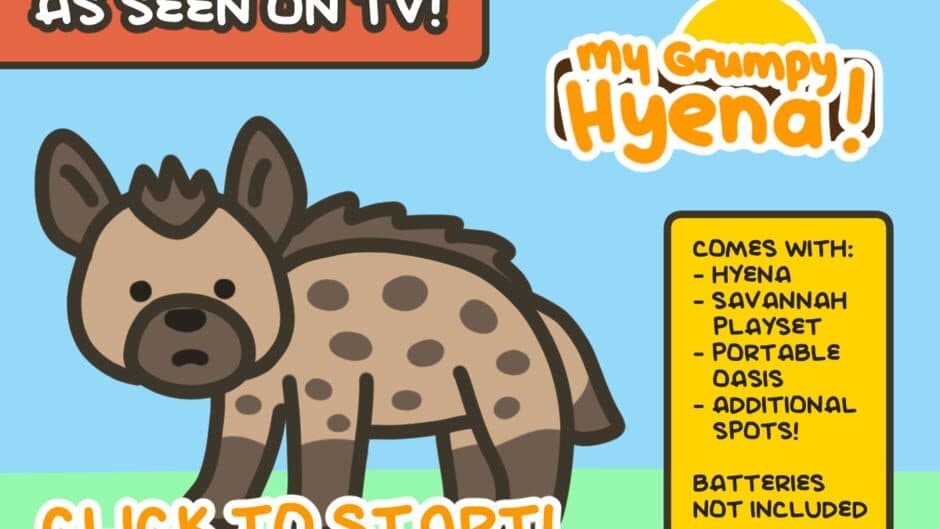 Скриншот 1 из My Grumpy Hyena!