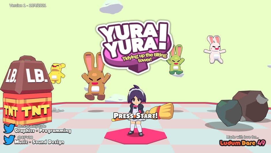 Скриншот 1 из YuraYura!: Tidying up the Tilting Tower!