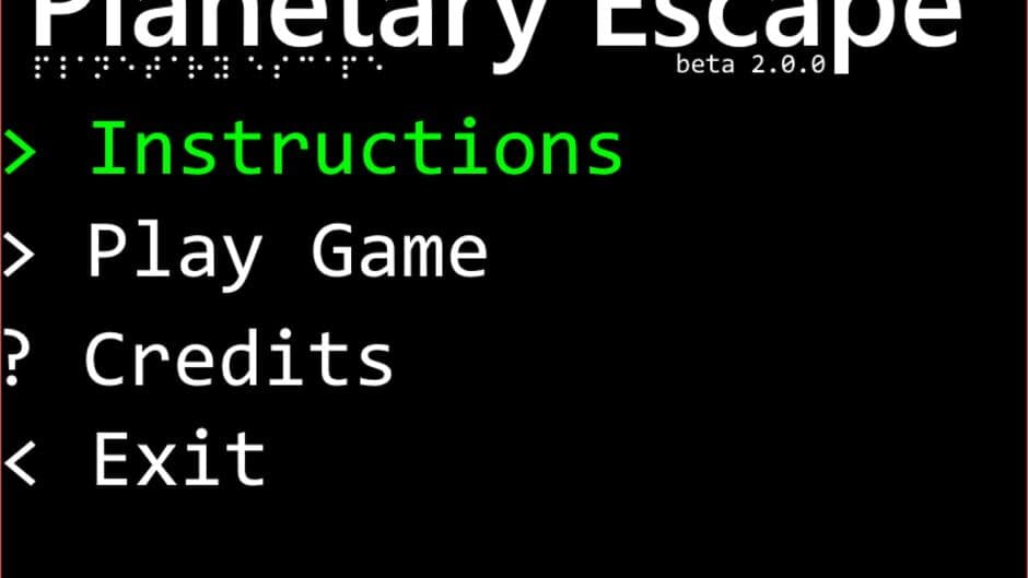 Скриншот 1 из Planetary Escape: An Audiogame