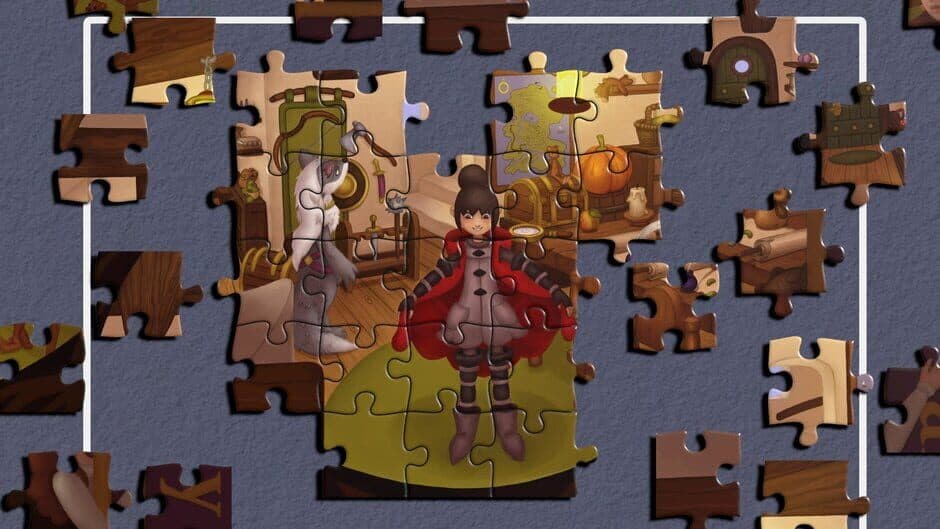 Скриншот 2 из The Adventures of Wolf and Hood: A Jigsaw Tale