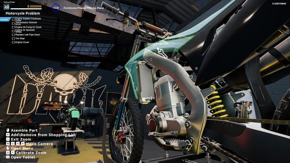 Скриншот 6 из Motorcycle Mechanic Simulator 2021