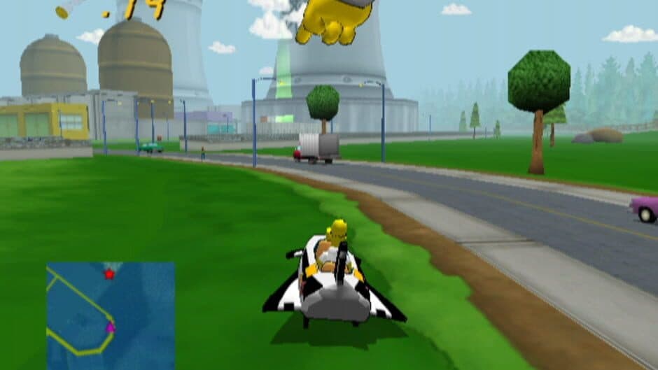 Скриншот 1 из The Simpsons: Road Rage