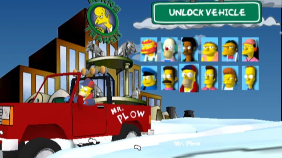 Скриншот 2 из The Simpsons: Road Rage