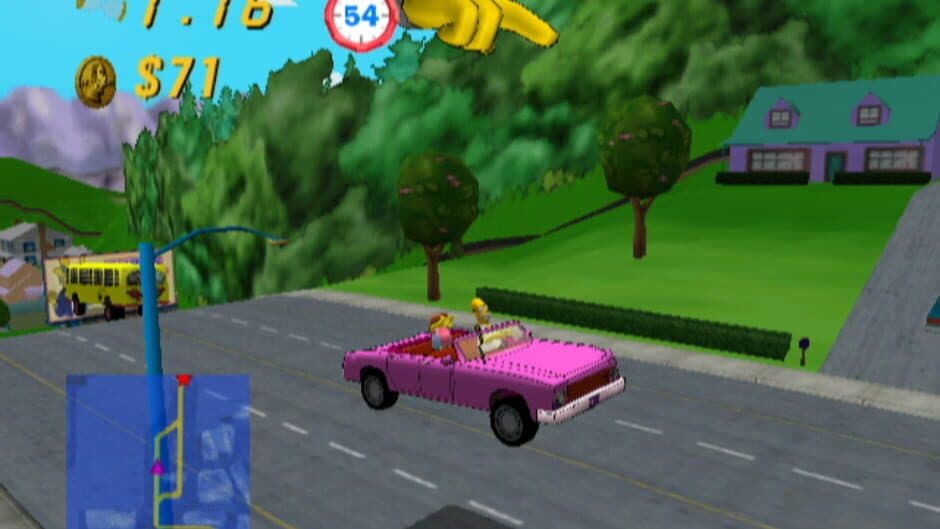 Скриншот 5 из The Simpsons: Road Rage