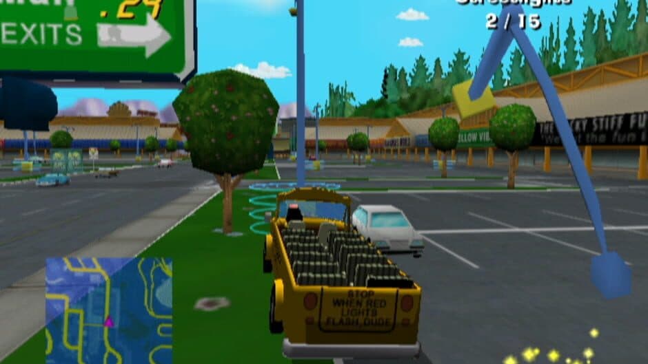 Скриншот 3 из The Simpsons: Road Rage