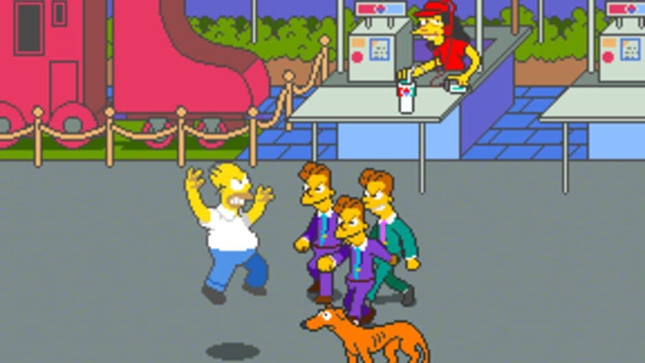 Скриншот 5 из The Simpsons Arcade Game