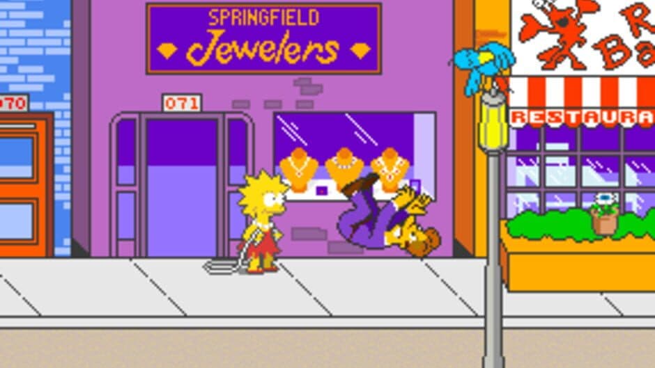 Скриншот 2 из The Simpsons Arcade Game