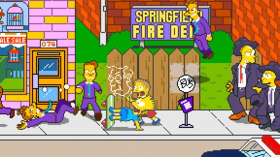 Скриншот 3 из The Simpsons Arcade Game