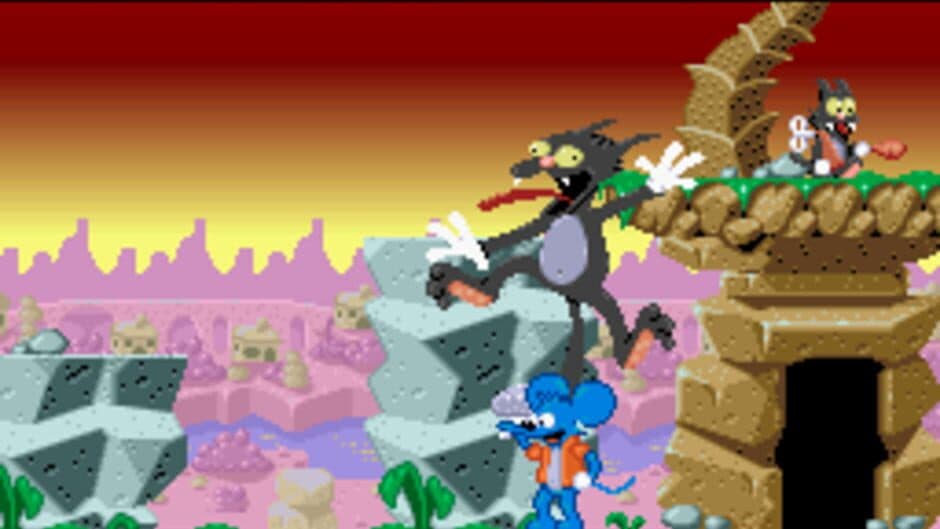Скриншот 1 из The Itchy & Scratchy Game