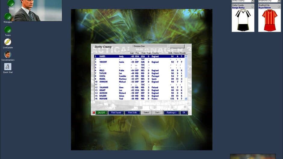 Скриншот 9 из Tactical Manager 3