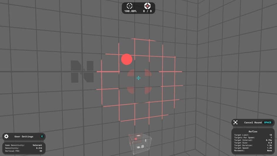 Скриншот 1 из Simple FPS Aim Trainer