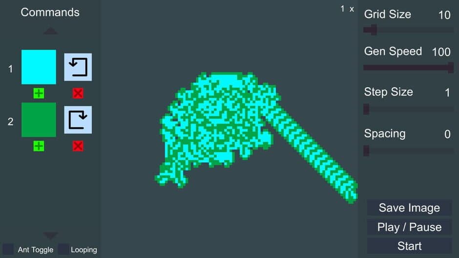 Скриншот 1 из Langton's Ant
