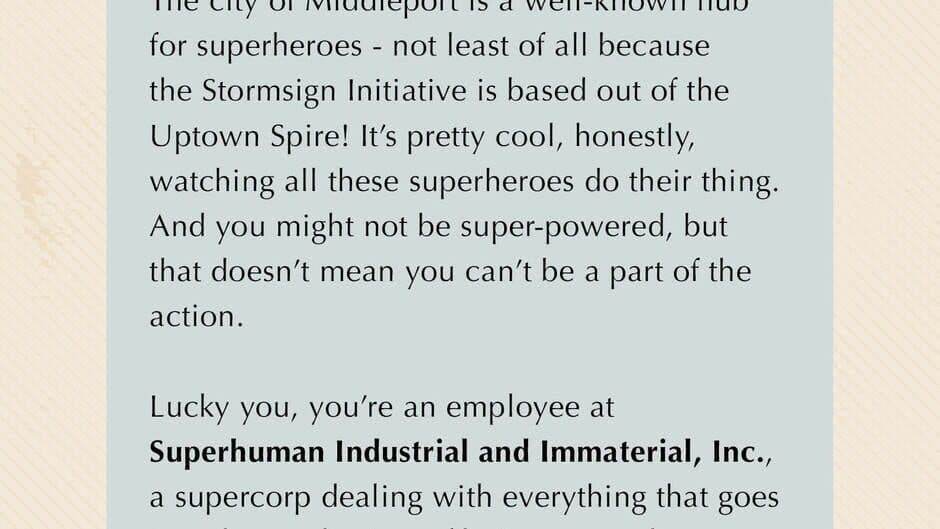 Скриншот 2 из Superhuman Industrial and Immaterial, Incorporated