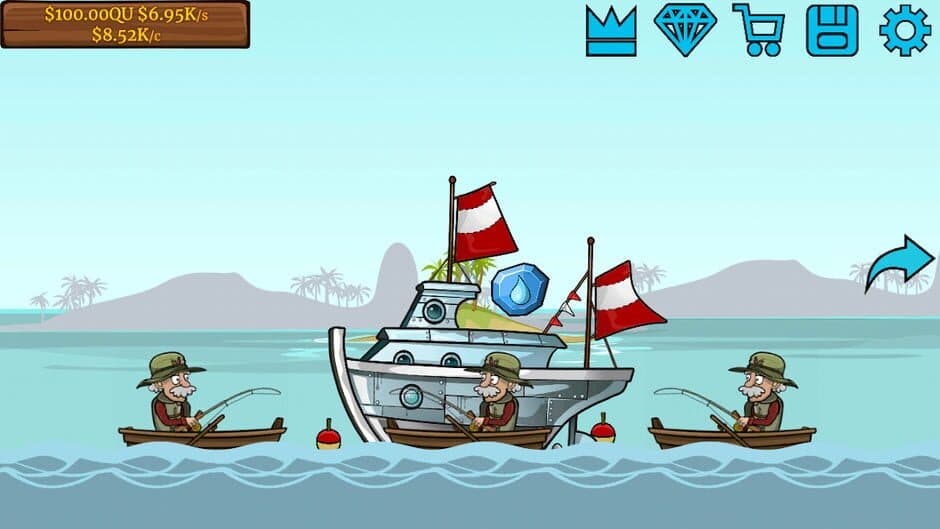 Скриншот 1 из Fisherman: Idle Fishing Clicker