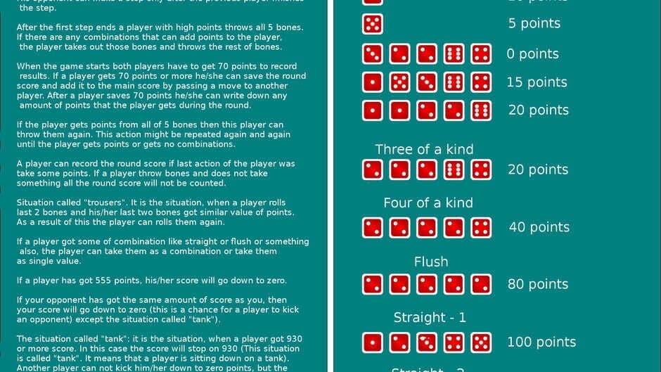 Скриншот 8 из Dice 1000 online
