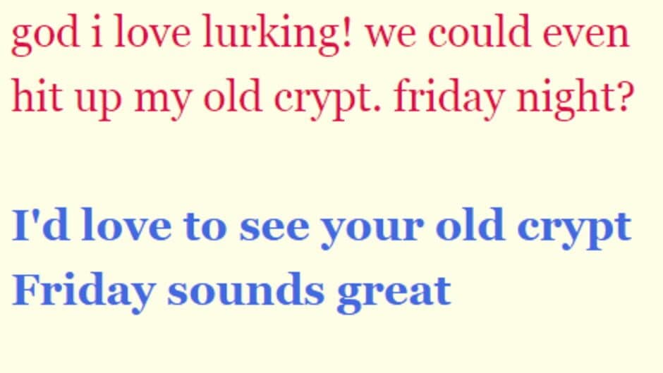 Скриншот 1 из Lesbian Vampire Dating Online
