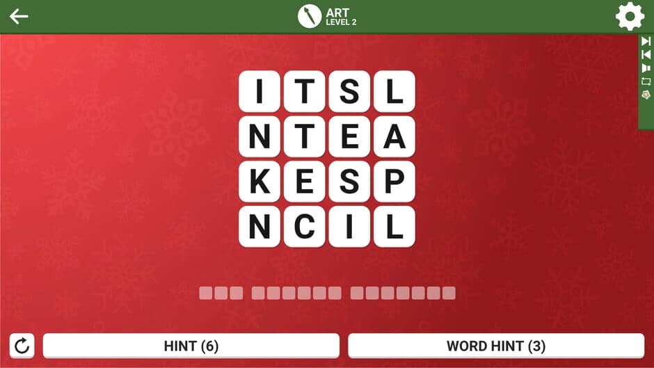 Скриншот 2 из Square Word: Christmas Edition