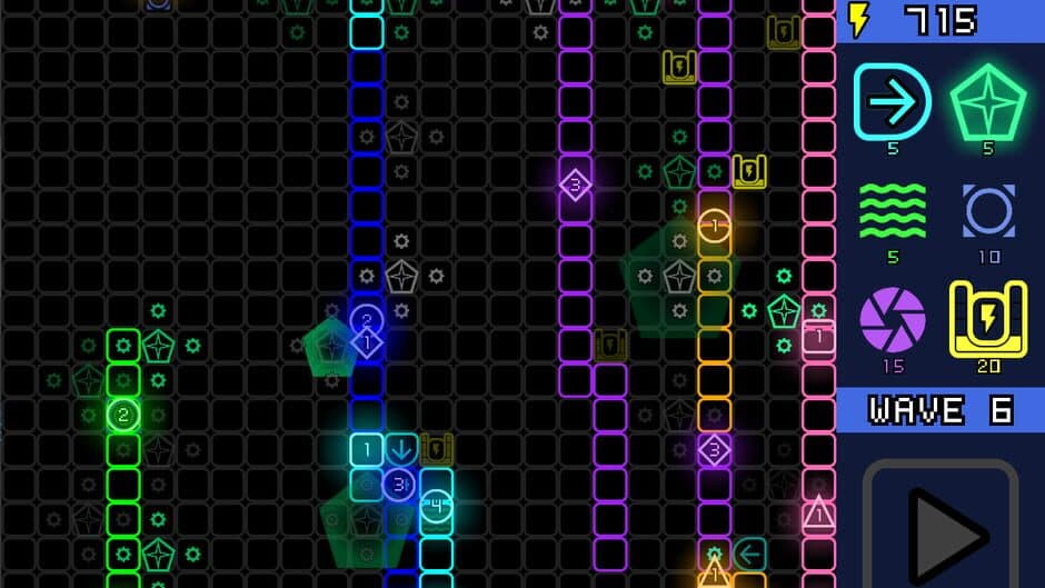 Скриншот 1 из Neon Trap Defense