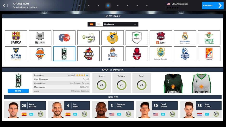 Скриншот 10 из International Basketball Manager 22