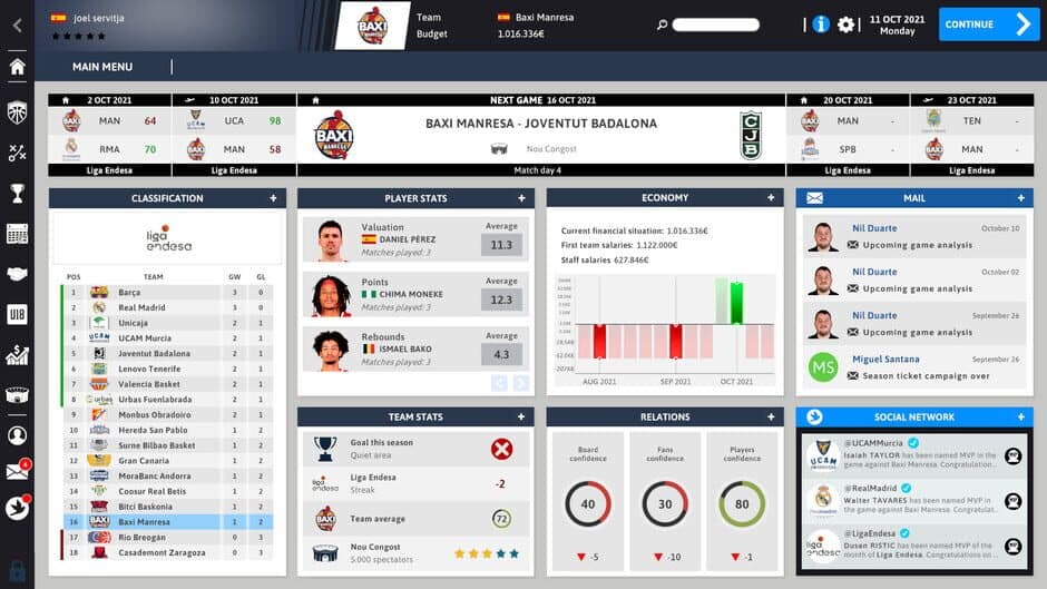 Скриншот 2 из International Basketball Manager 22